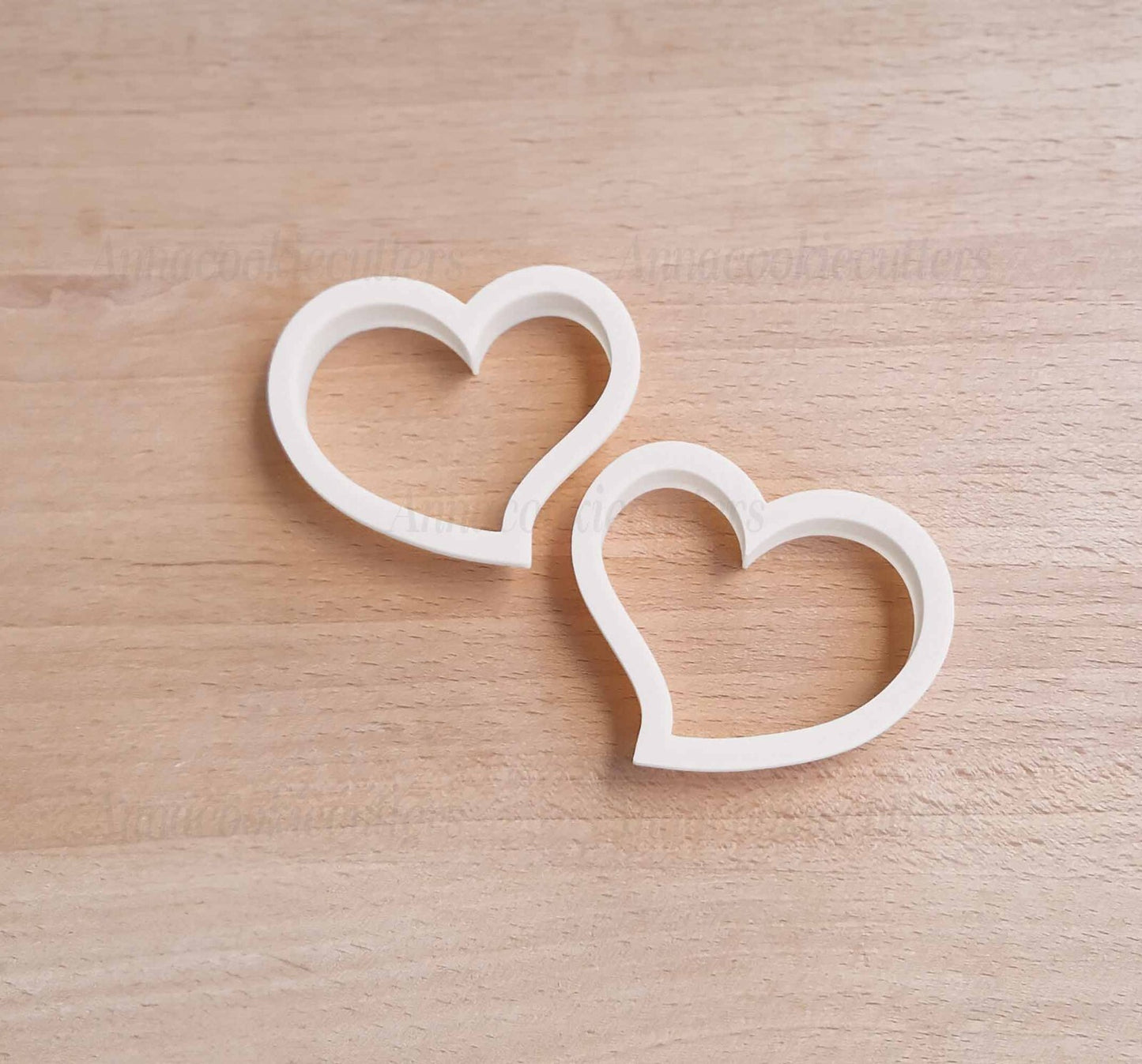 Set di Formine per Biscotti a Forma di Cuore San Valentino Matrimoni Anniversari