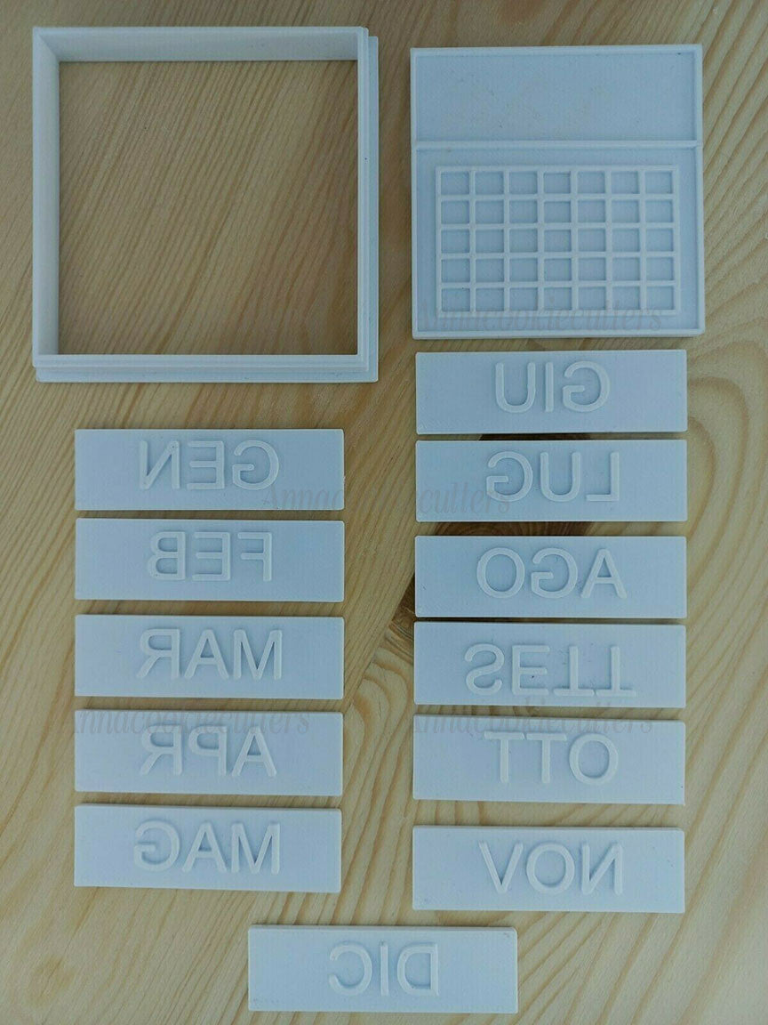 Calendario Formina Per Dolci Formine Biscotti Cookie Cutter Tagliabiscotti