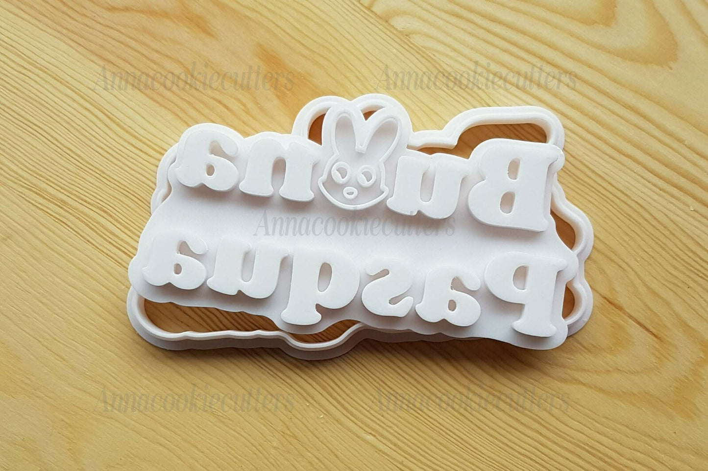 Buona Pasqua Formina Per Biscotti | Stampino con Coniglietto per Dolci, Idea Regalo per Pasqua e Bambini 6x12 cm