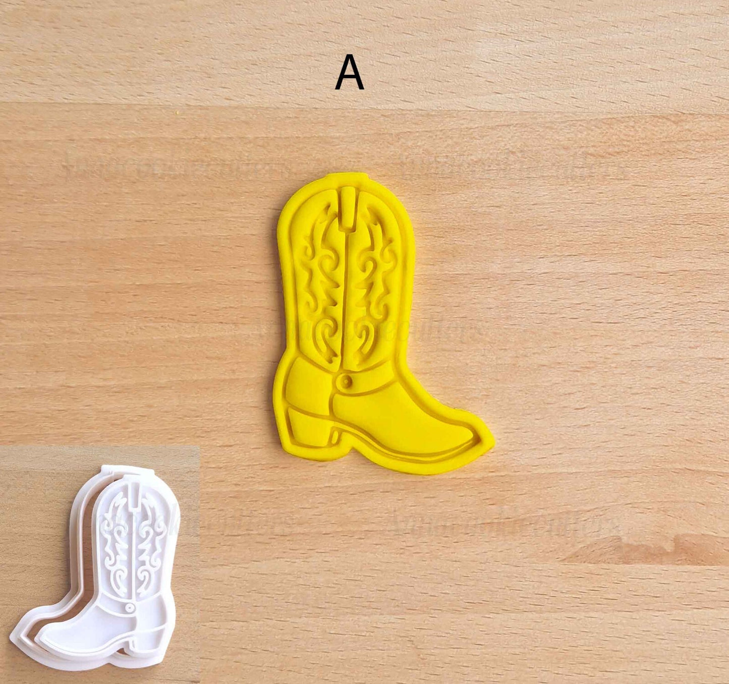 Set Tagliabiscotti Stivali Da Cowboy Formina Per Biscotti A Tema Western