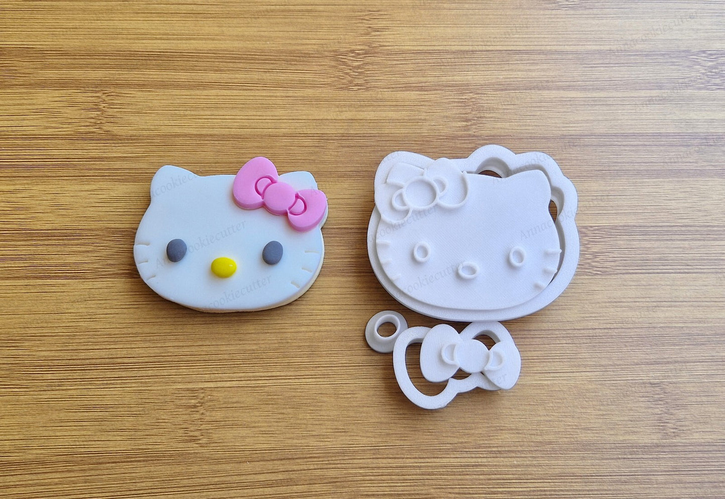 Hello Kitty Set Gattino Formine Biscotti Cookie Cutter per Feste Bambini