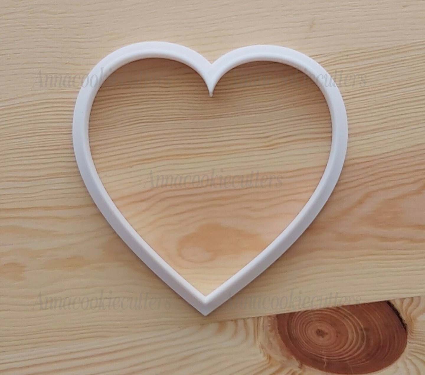 Cuore Testo Personalizzabile Formina Biscotti San Valentino Cookie Cutter 10x10