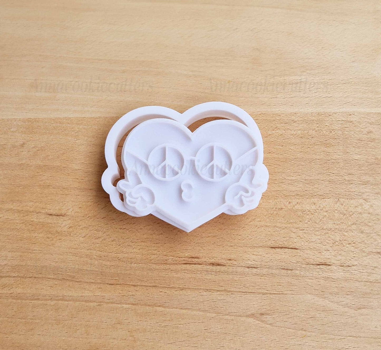 Set Taglia Biscotti Anni 70 Frolla San Valentino Formine per Biscotti Hippie