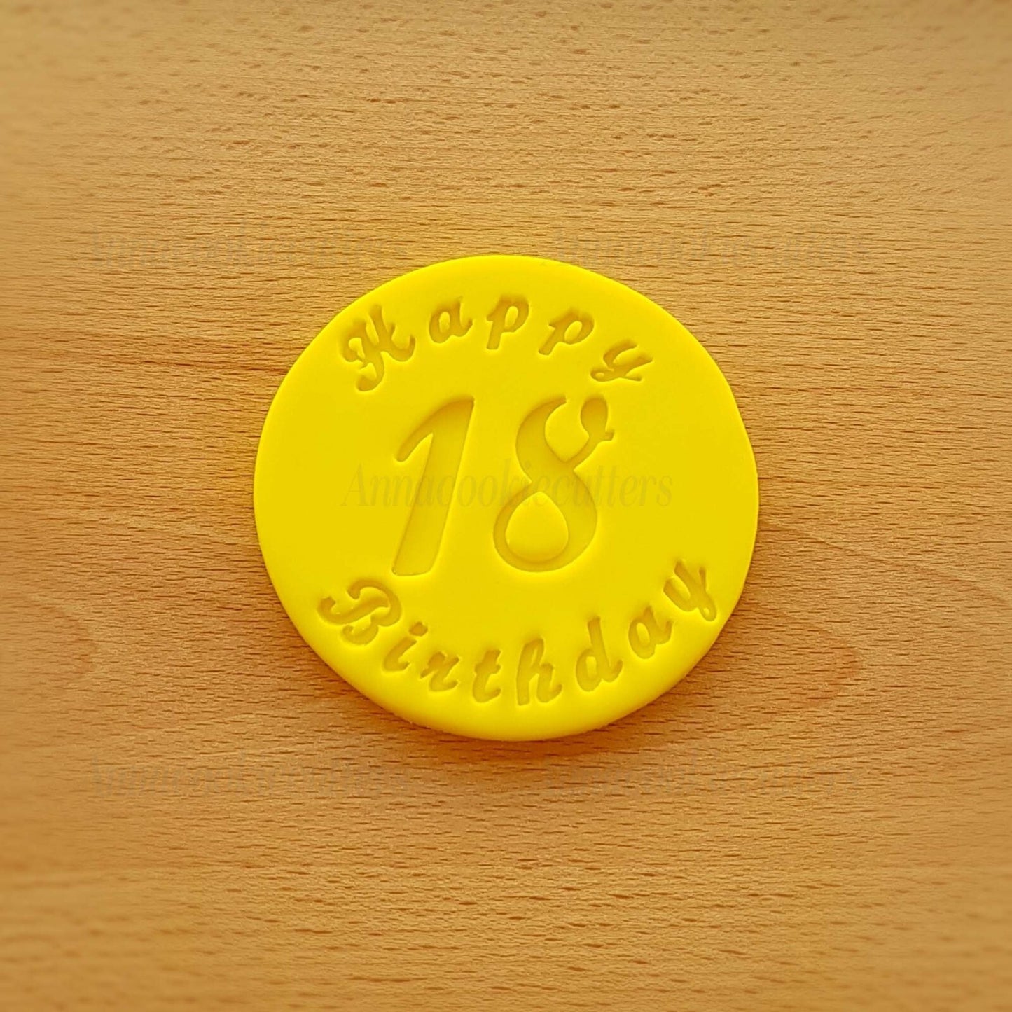 Happy Birthday Tagliabiscotti Personalizzati Stampo Età Formine Biscotti 8cm