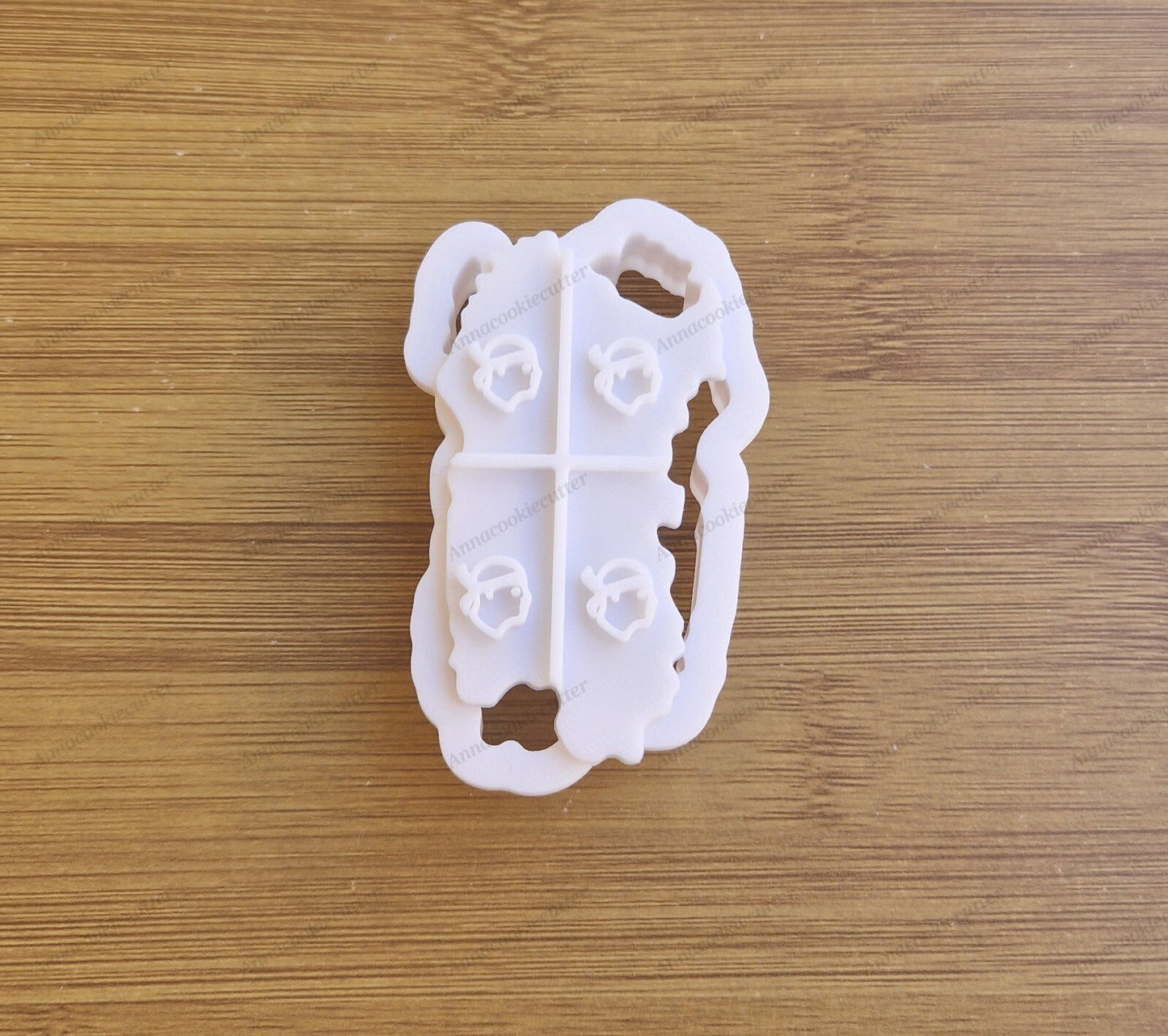 Formina Sardegna Taglia Biscotti Regione con Simbolo Quattro Mori Cookie Cutter