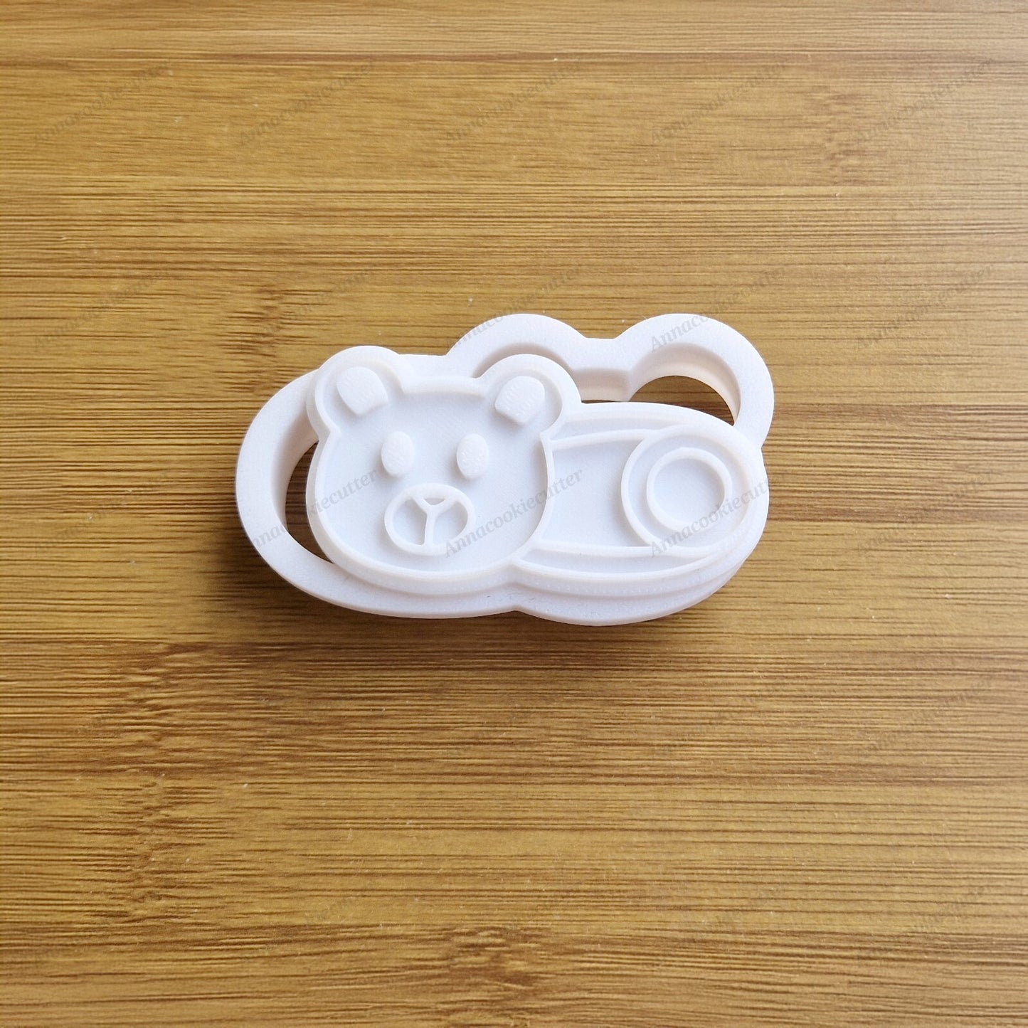 Set 4 Formine Taglia Biscotti Baby Shower Body, Carosello, Orsetto Scritta Baby