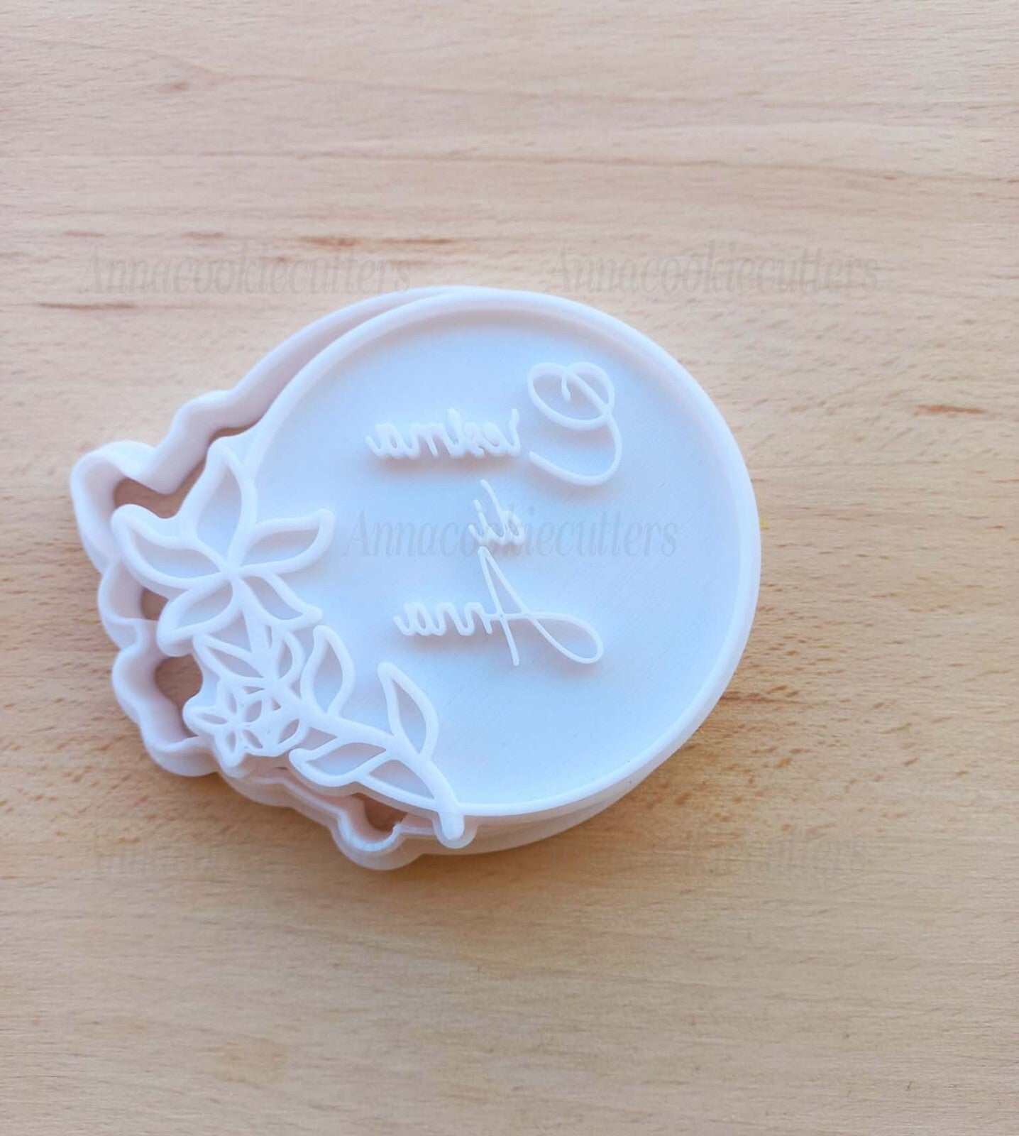 Formina Cresima Con Nome Personalizzabile Stampo per Biscotti 9x7 cm