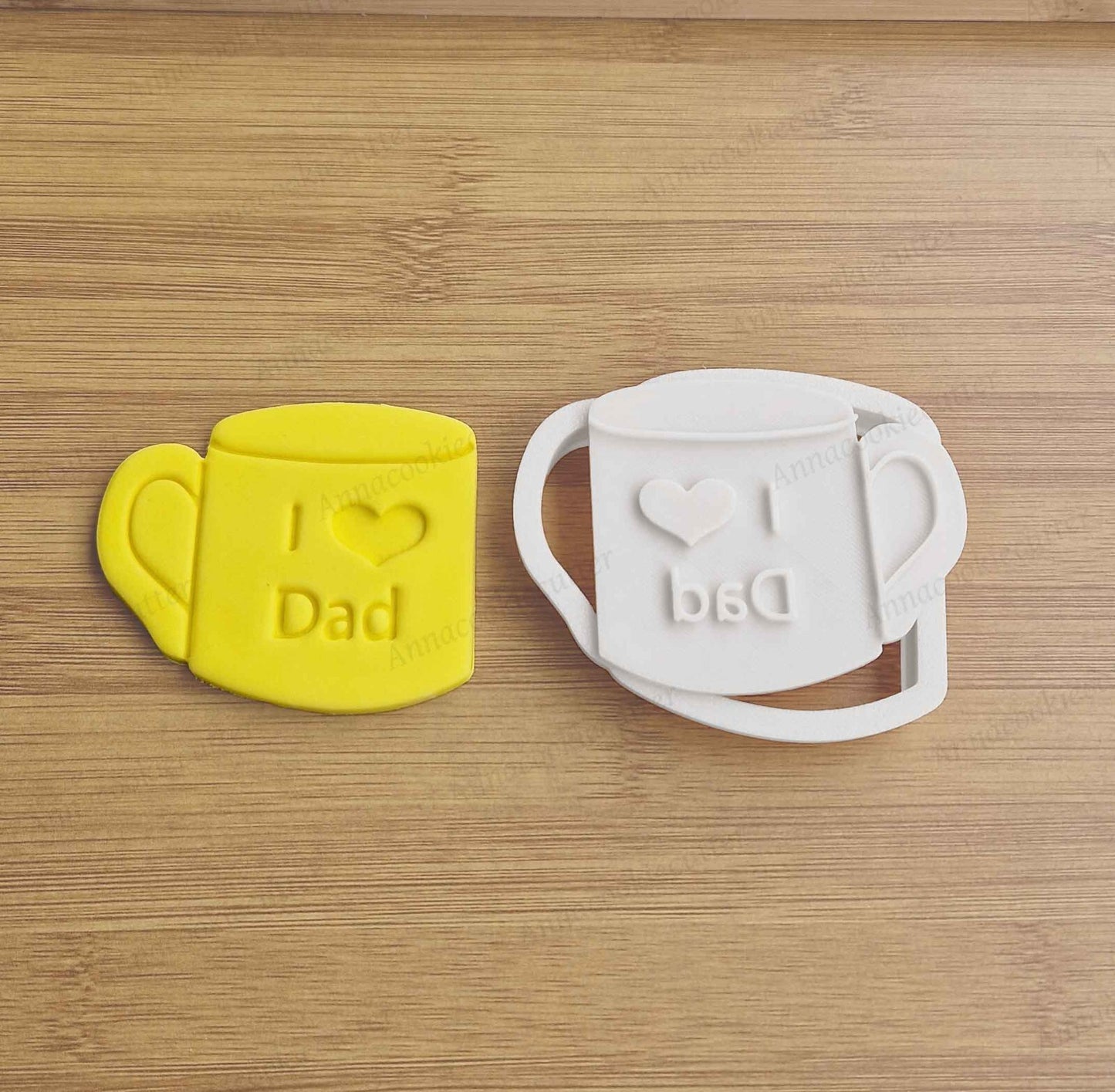 Festa Del Papà Tazza Formina Per Biscotti Stampino Cookie Cutter