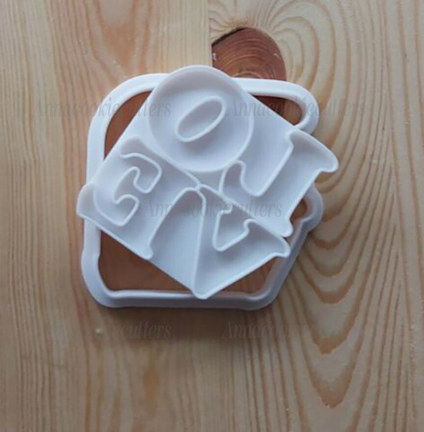 Love Amore San Valentino Formina Biscotti Pasta Zucchero Cookie Cutter 9x9 cm