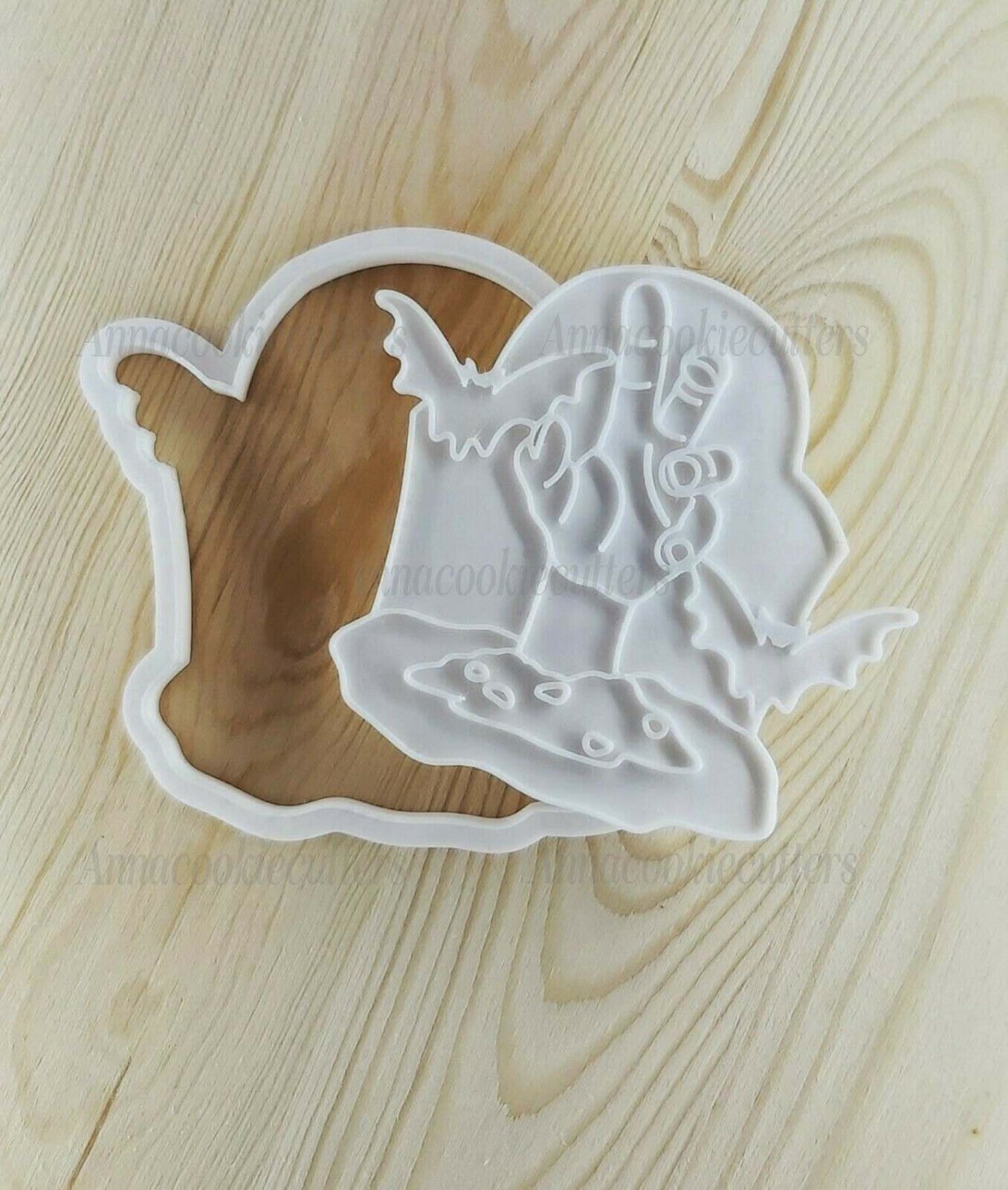 Set Mano Zombie Stampo Lapide Bara Formina Per Biscotti Tagliabiscotti