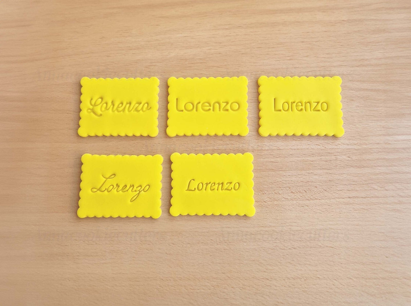 Nome Personalizzabili Tagliabiscotti Font Diversi Formine Per Biscotti 7x5 cm