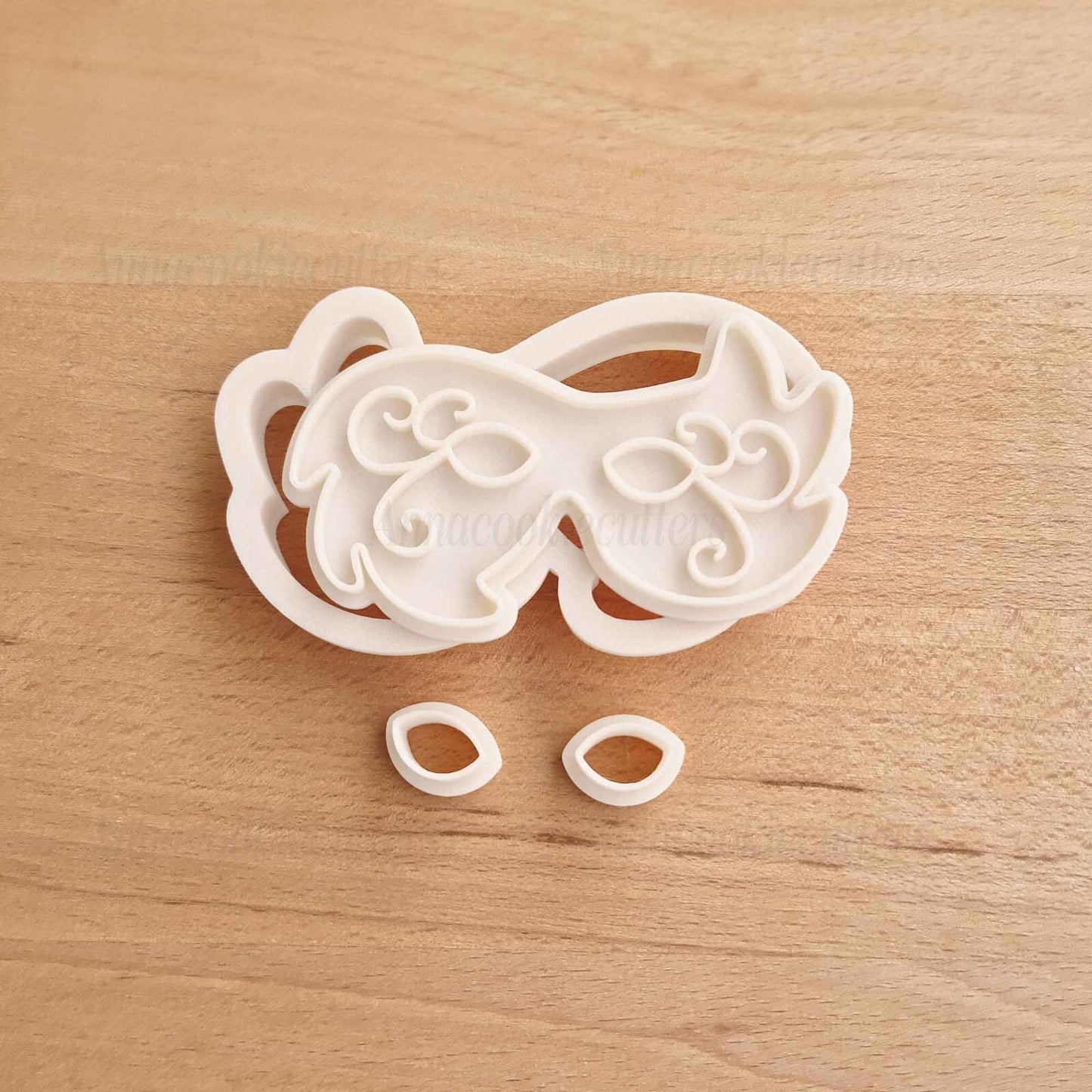 Maschera Carnevale Formina Per Biscotti Stampino Pasta Zucchero Tagliabiscotti