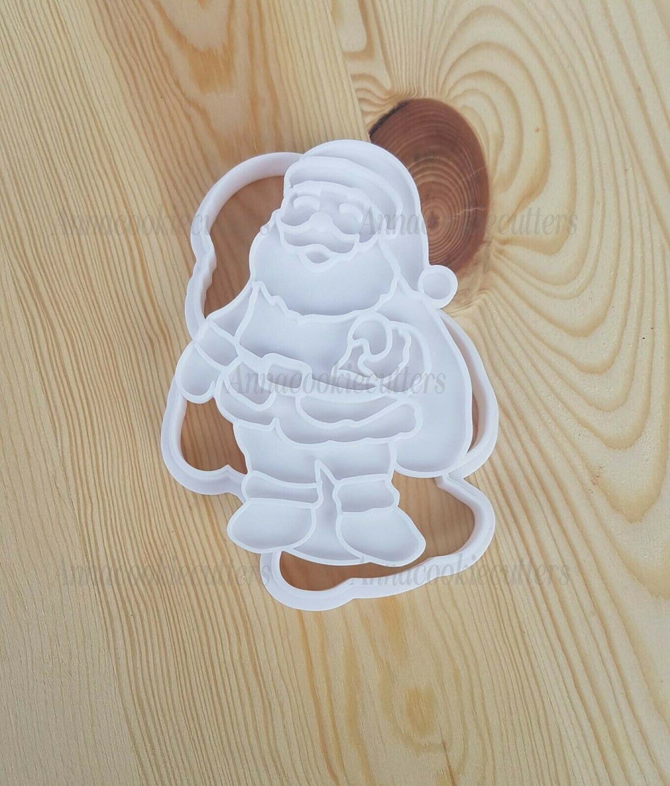 Babbo Natale Formina Per Biscotti Formine Pasta Di Zucchero Cookie Cutter 7×10cm