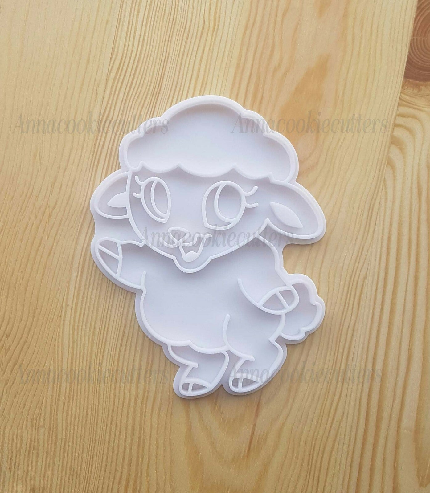 Formina Agnello Carino Per Pasqua Stampino Biscotti Cookie Cutter 7x9 cm