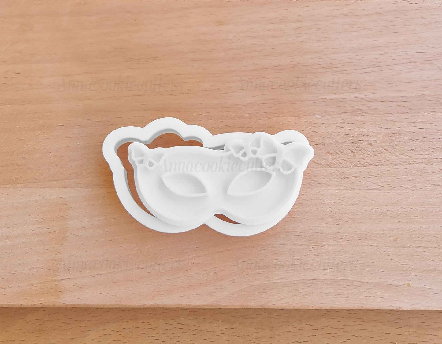 Maschera Carnevale Formina Per Biscotti Stampino Pasta Zucchero Cookie Cutter