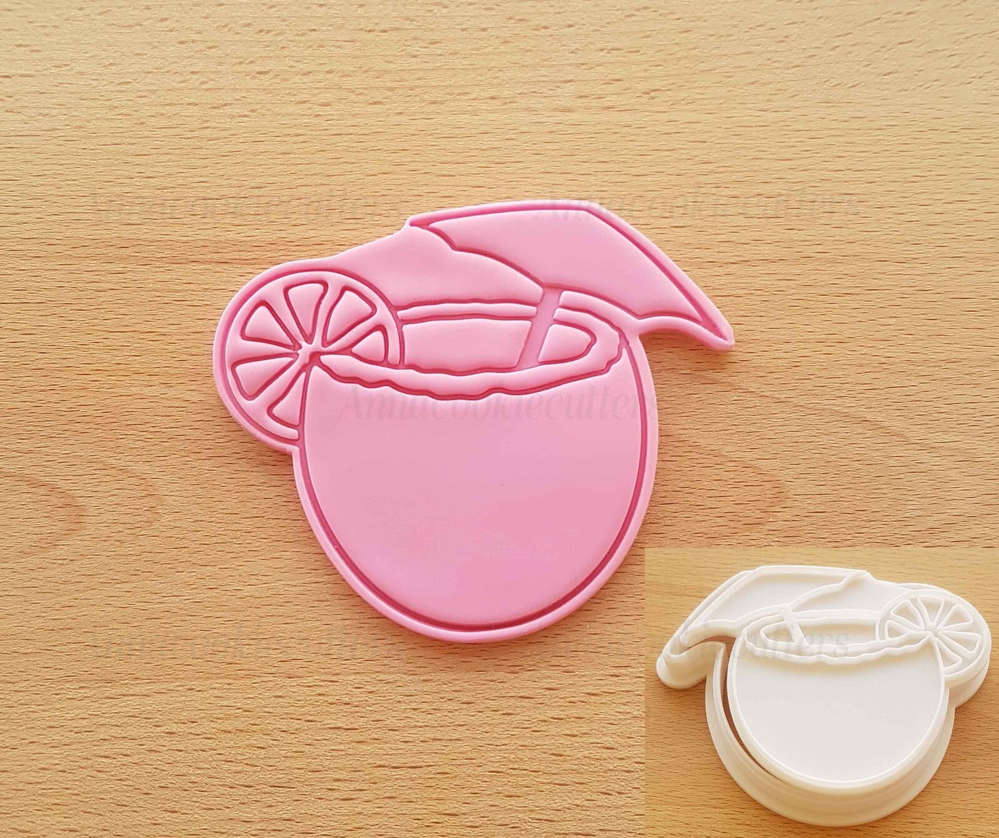 Tagliabiscotti A Forma Di Bicchieri da Cocktail Set Stampi Biscotti Estivi