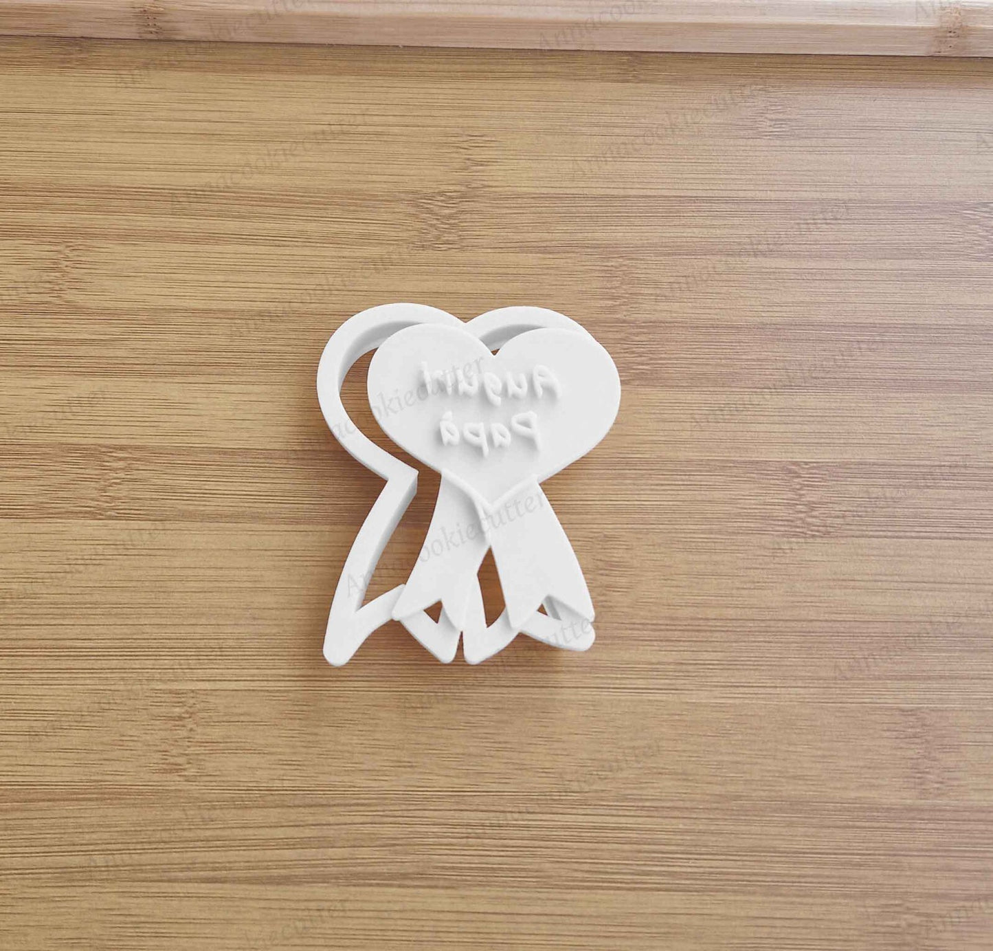 Festa Papà Medaglia A Forma Di Cuore Formina Per Biscotti Stampino Cookie Cutter