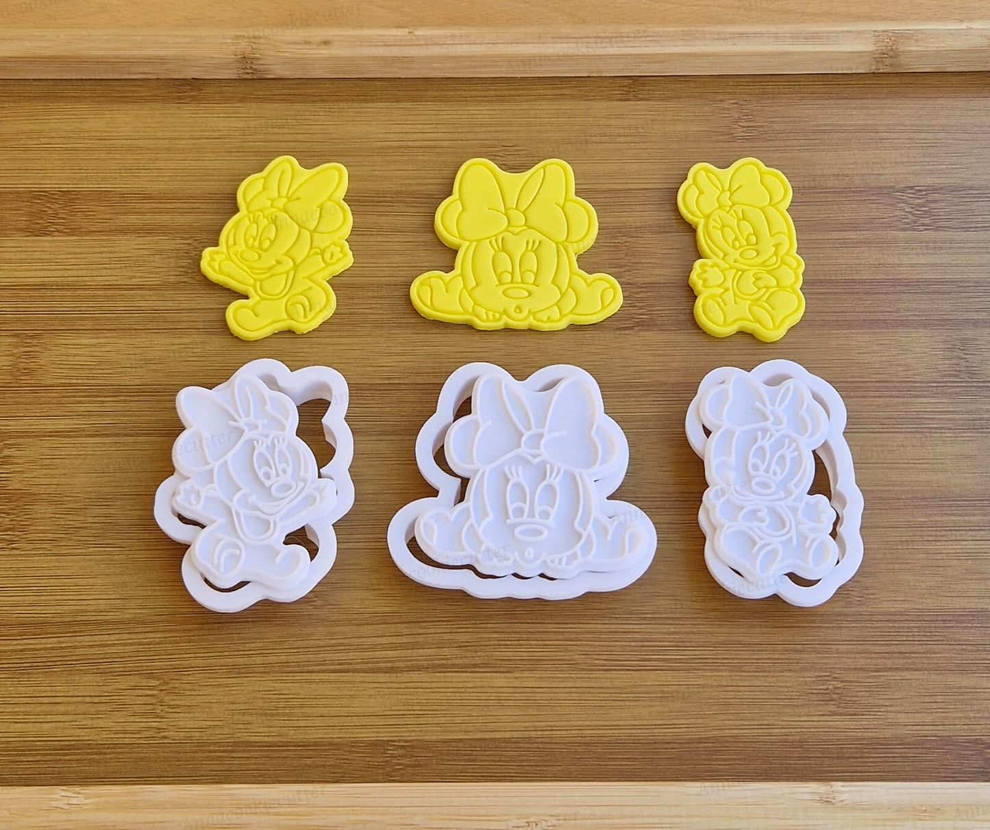 Set Baby Minie Formina per Biscotti Dolci Creativi Feste di Compleanno Bambini