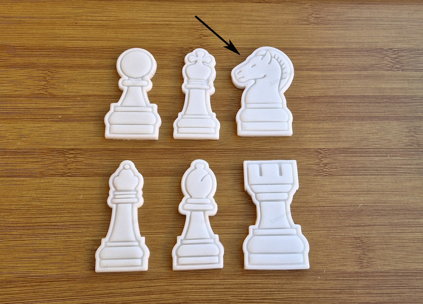 Set Formine Taglia Biscotti Scacchi Re, Regina, Torre, Alfiere, Cavallo e Pedone