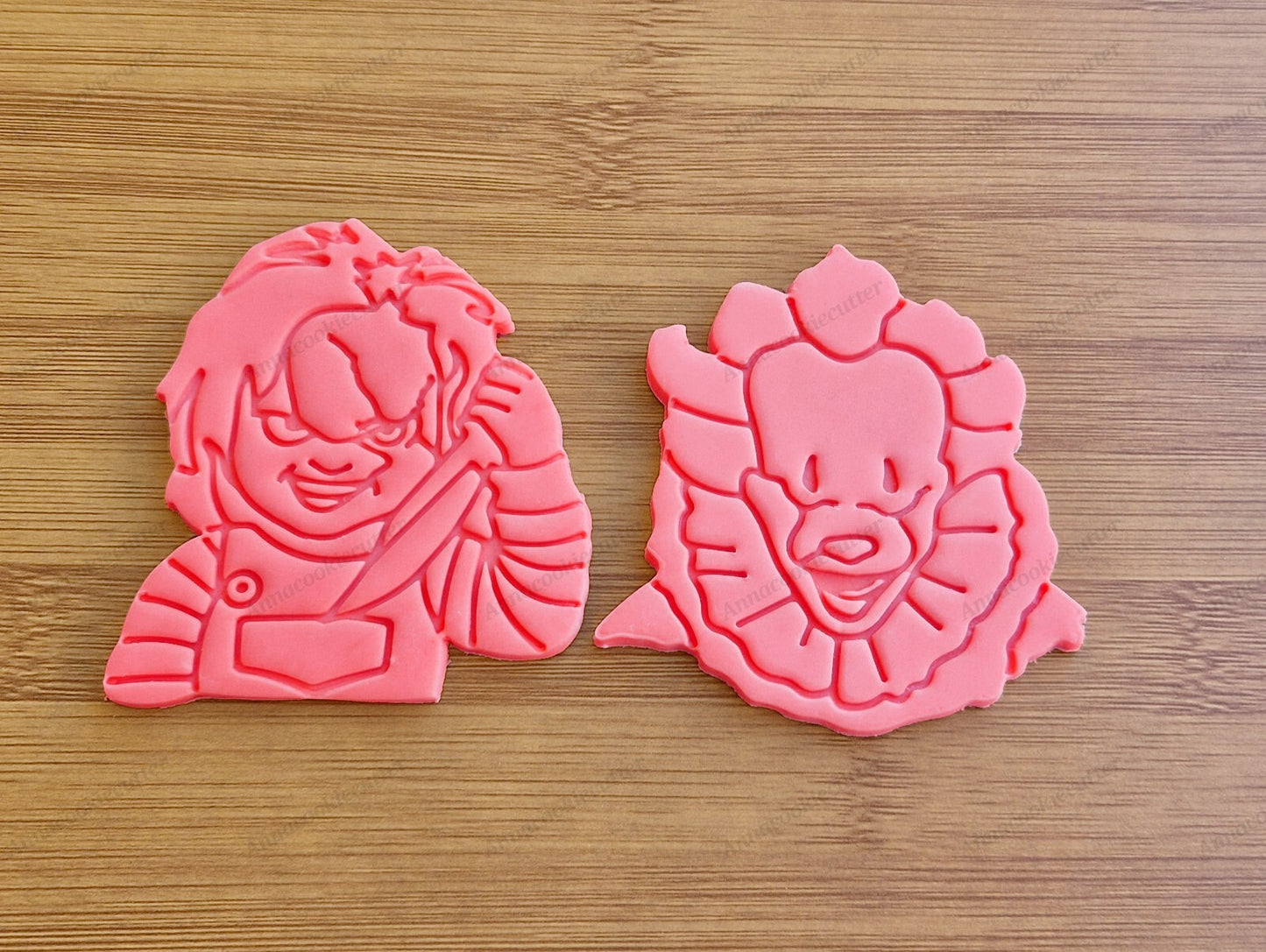 Formina per Biscotti Pennywise e Chucky Tagliabiscotti Halloween Cookie Cutter