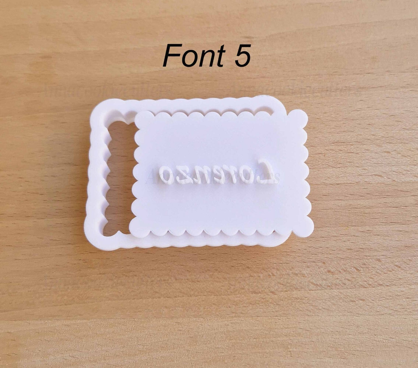 Nome Personalizzabili Font Diversi Formine Per Biscotti Cookie Cutter Festa 7 cm