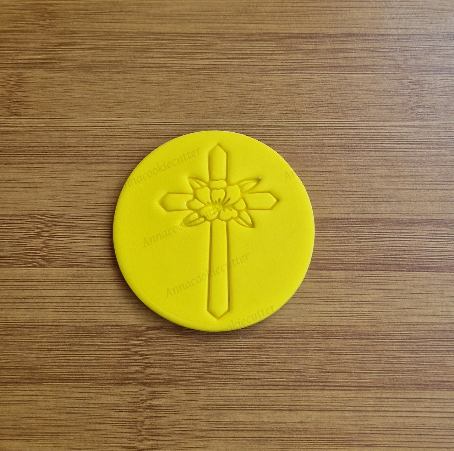 Santa Croce Floreale Formina Biscotti Battesimo Comunione Cresima Cookie Cutter