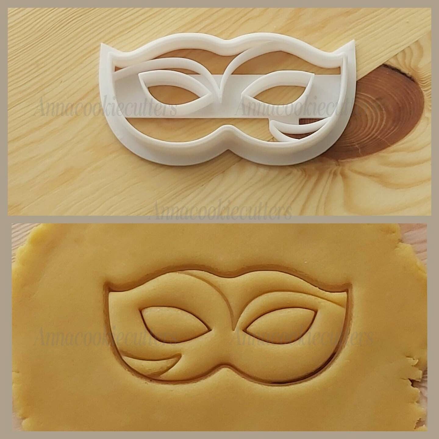 Formina Per Biscotti Maschera Carnevale Veneziane Stampo Frolla Pasta Zucchero