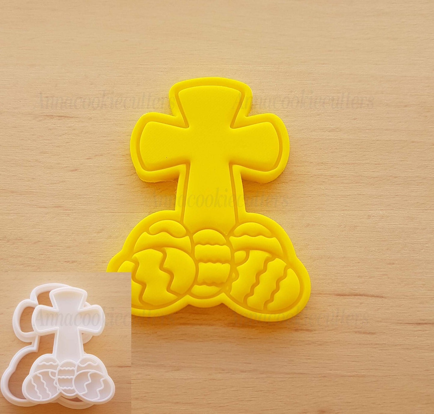 Croce Pasquale Formina Per Biscotti Stampo Uova Di Pasqua Taglia biscotti 8x6 cm