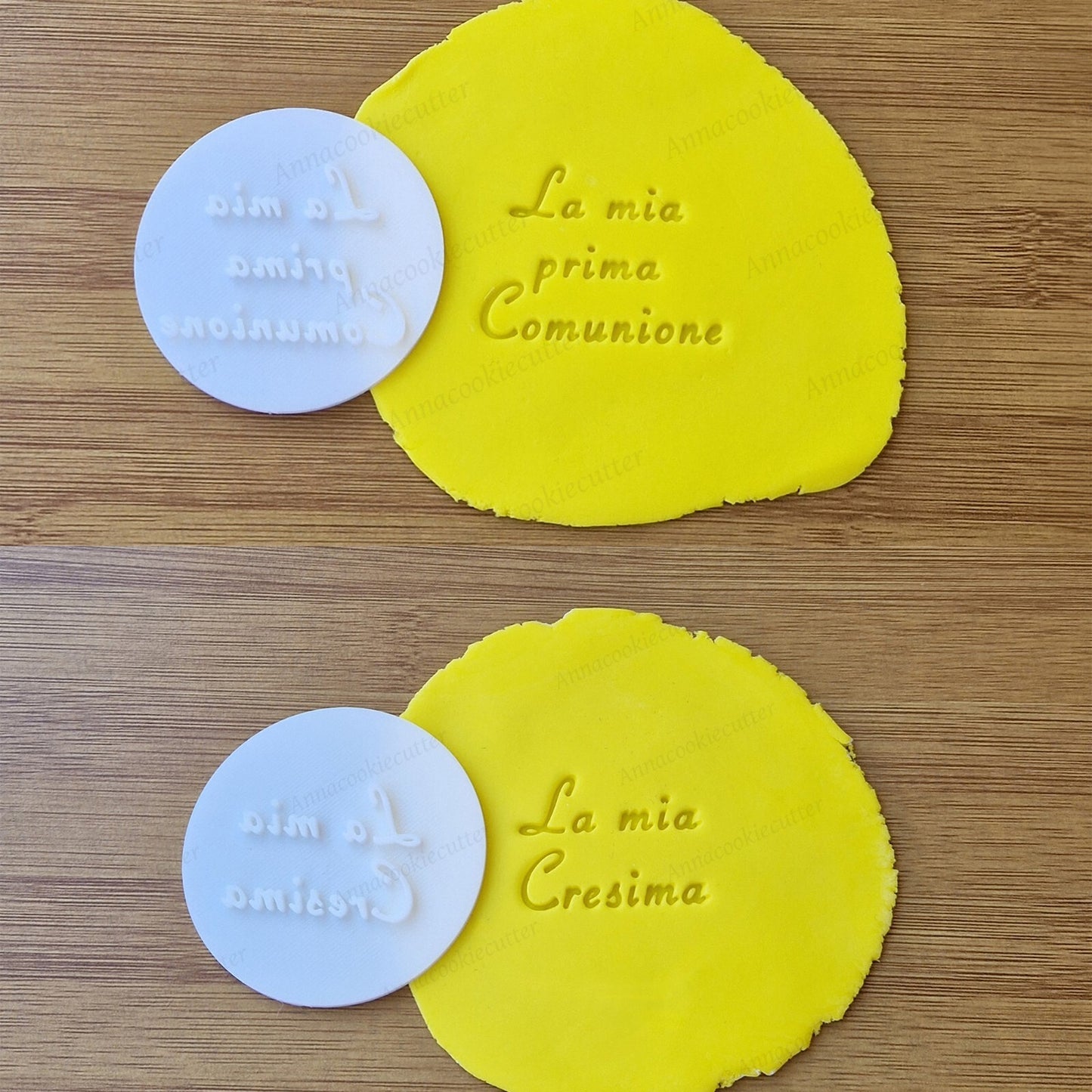 La Mia Prima Comunione, La Mia Cresima Timbro Frolla PDZ Cookie Cutter 6 cm
