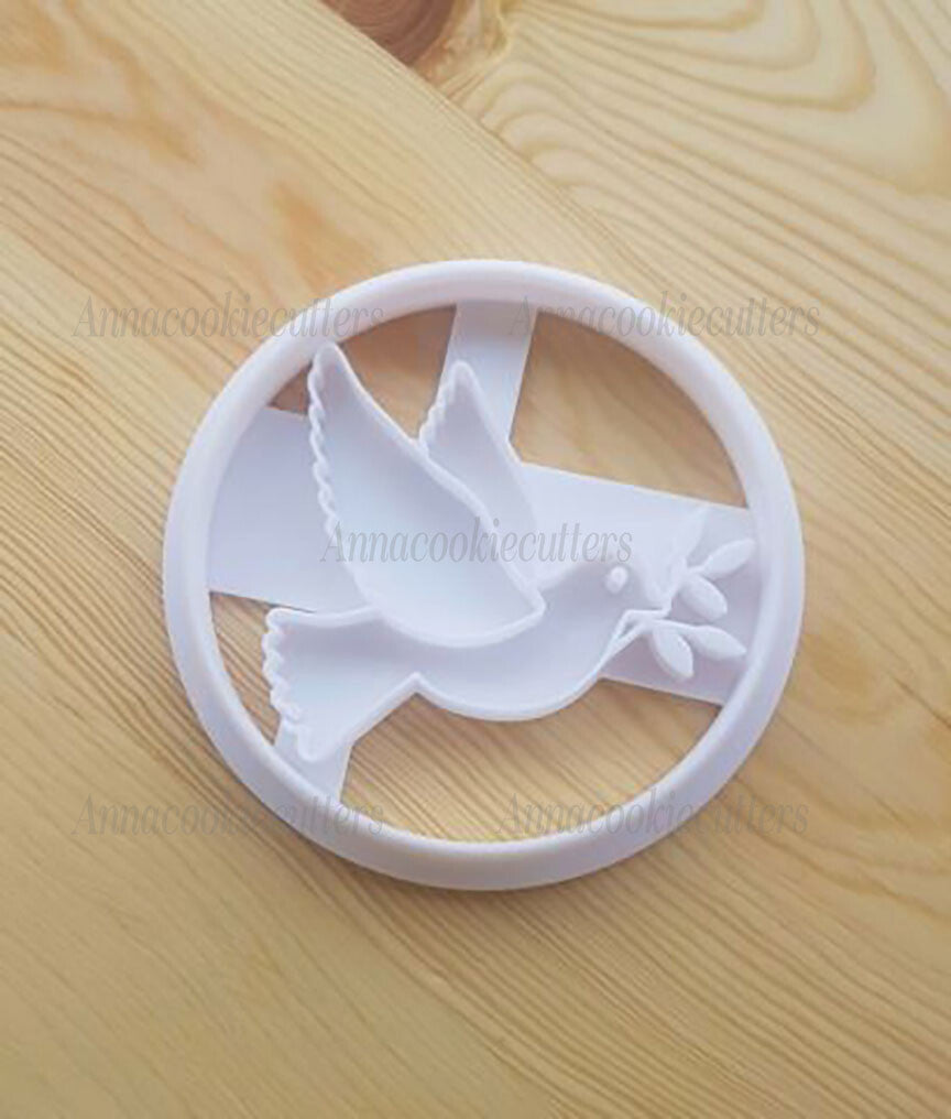 Colomba Della Pace Formina Per Biscotti Stampino Comunione Cookie Cutter 8x8 cm