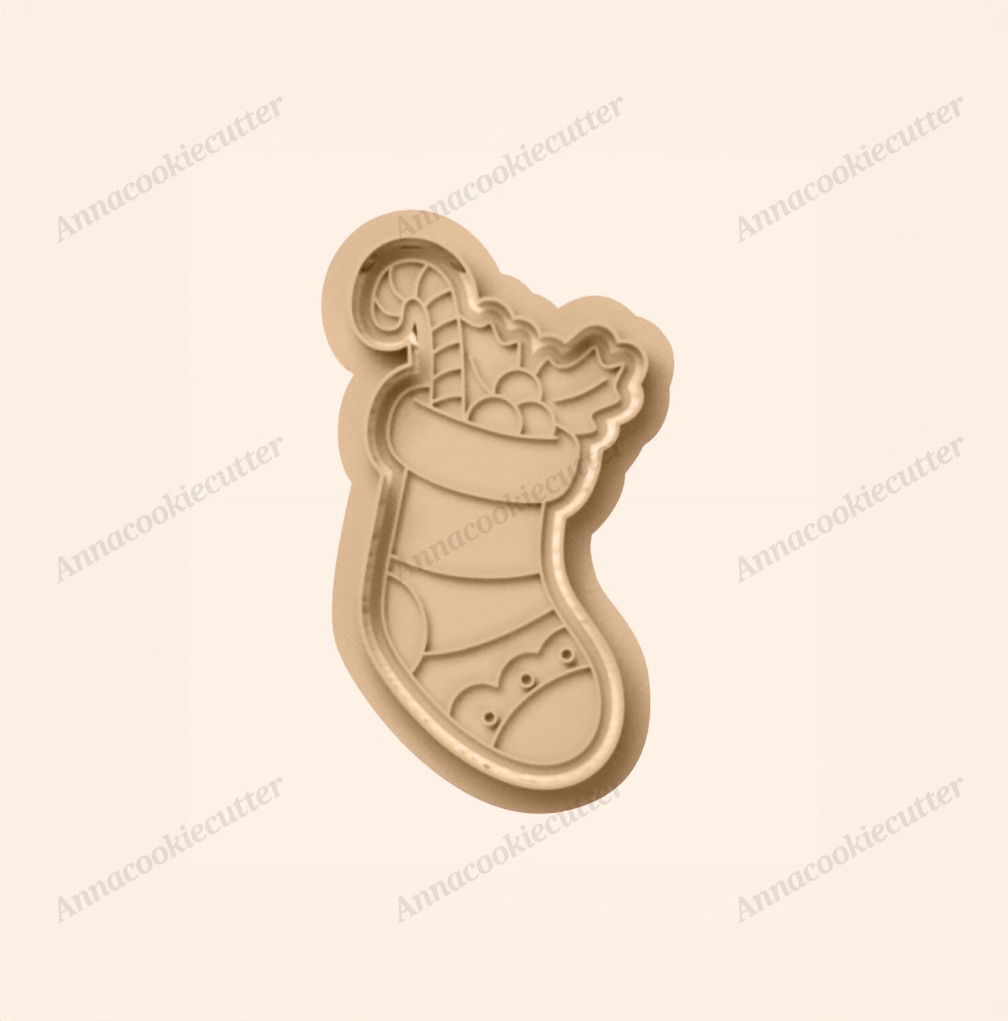 Taglia Biscotti a Forma di Calza Natalizia Formina di Natale Cookie Cutter