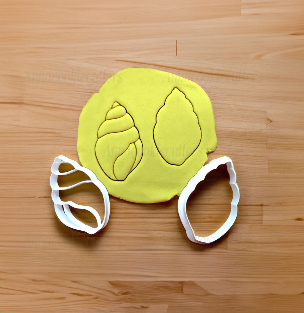 Set Formina Conchiglia per Biscotti Tagliabiscotti Pasta di Zucchero Cutter