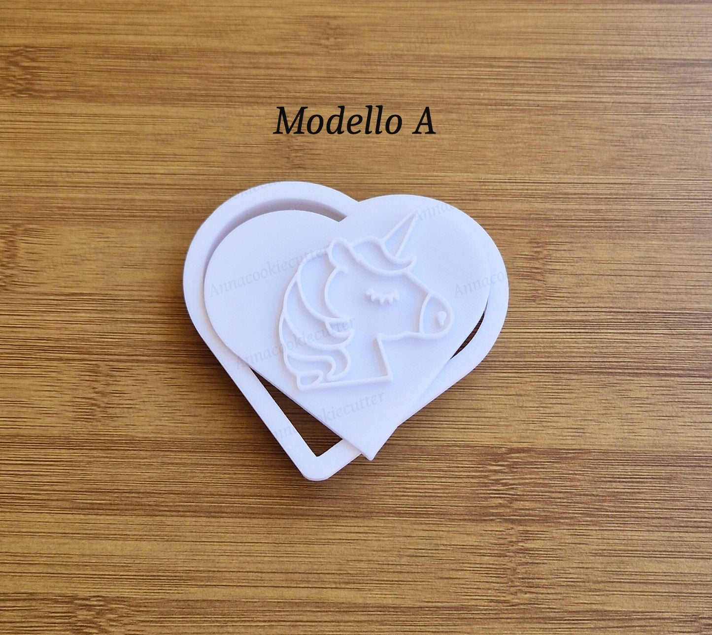 Set Formina per Biscotti a Forma di Unicorno Cutter Cuore per Dolci Feste Regali