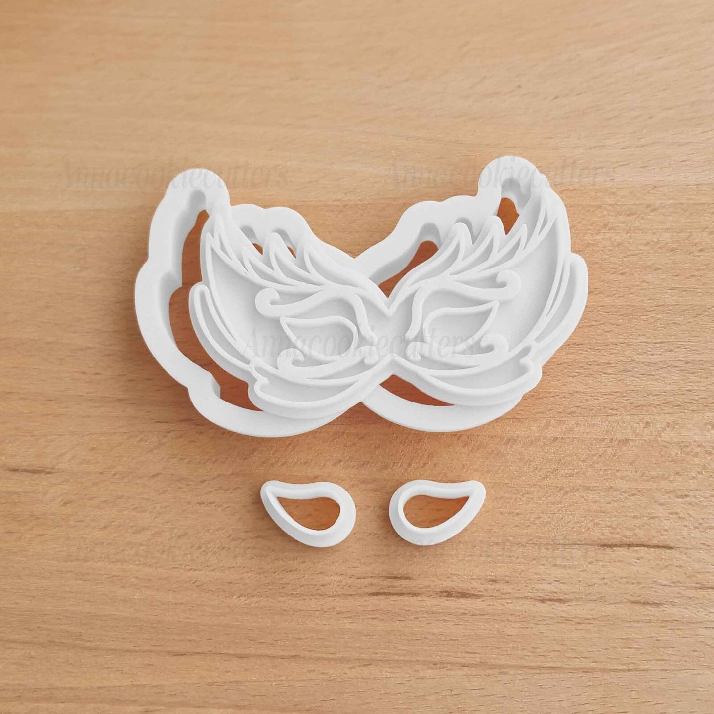 Set Maschere Carnevale Veneziane Formine Per Biscotti Stampo Taglia biscotti