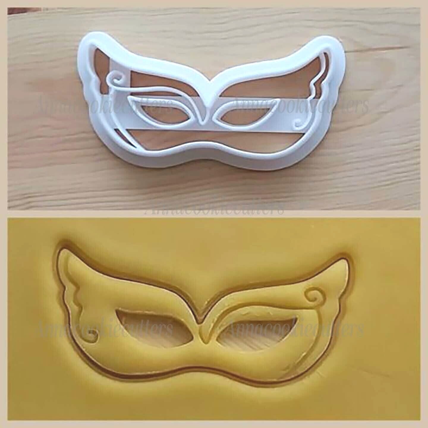 Maschera Carnevale Formina Per Biscotti Stampino Pasta Zucchero Cookie Cutter
