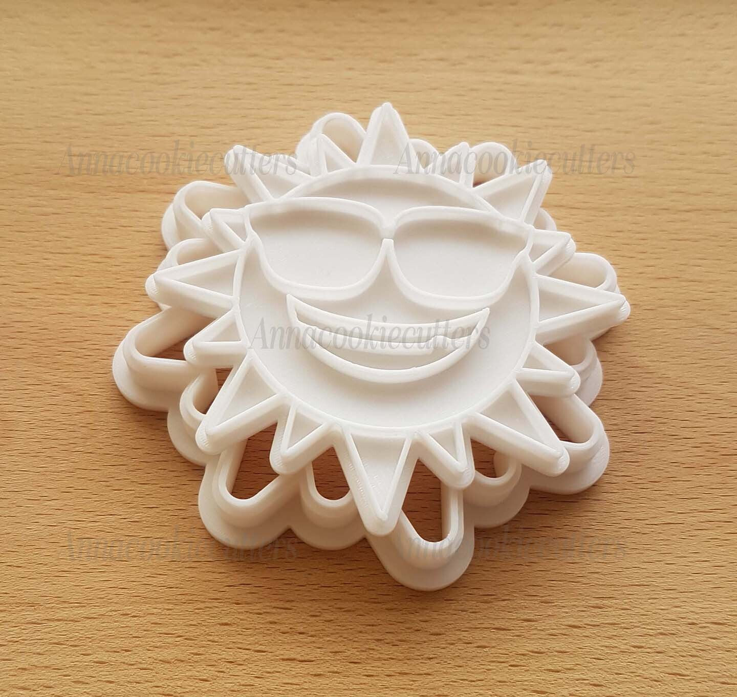Sole Con Occhiali Formina Per Biscotti Stampo Estivo Tagliabiscotti Cake Design