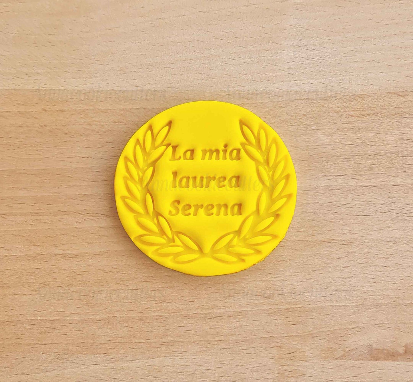 La Mia Laurea Tagliabiscotti Nome Personalizzabile Formina Per Biscotti 7 cm