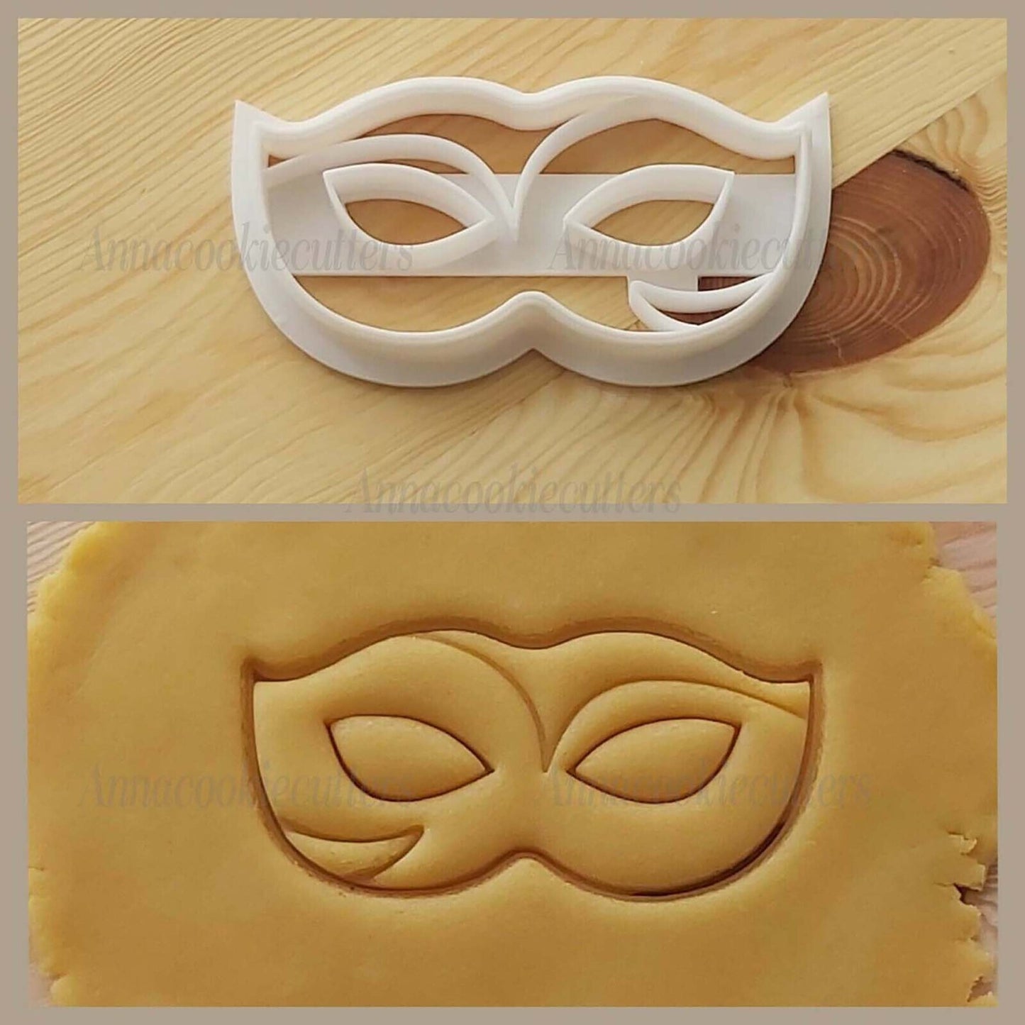 Set Maschere Carnevale Veneziane Formine Per Biscotti Stampo Tagliabiscotti