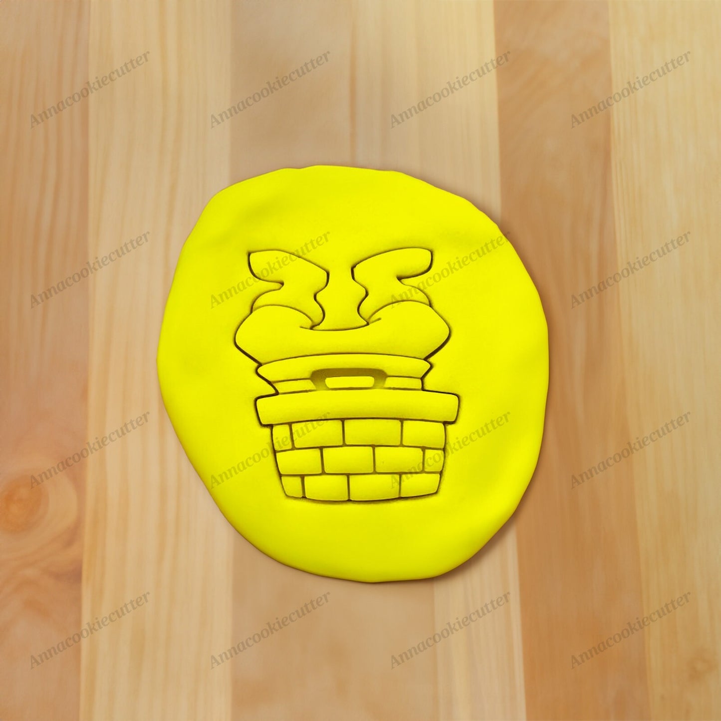Formina per Biscotti a Forma di Babbo Natale nel Camino Cookie Cutter