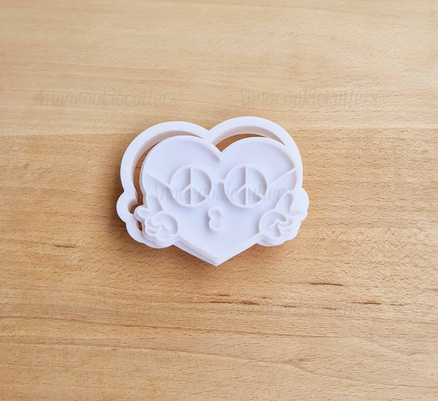 Set Taglia Biscotti Anni 70 Frolla San Valentino Formine per Biscotti Hippie