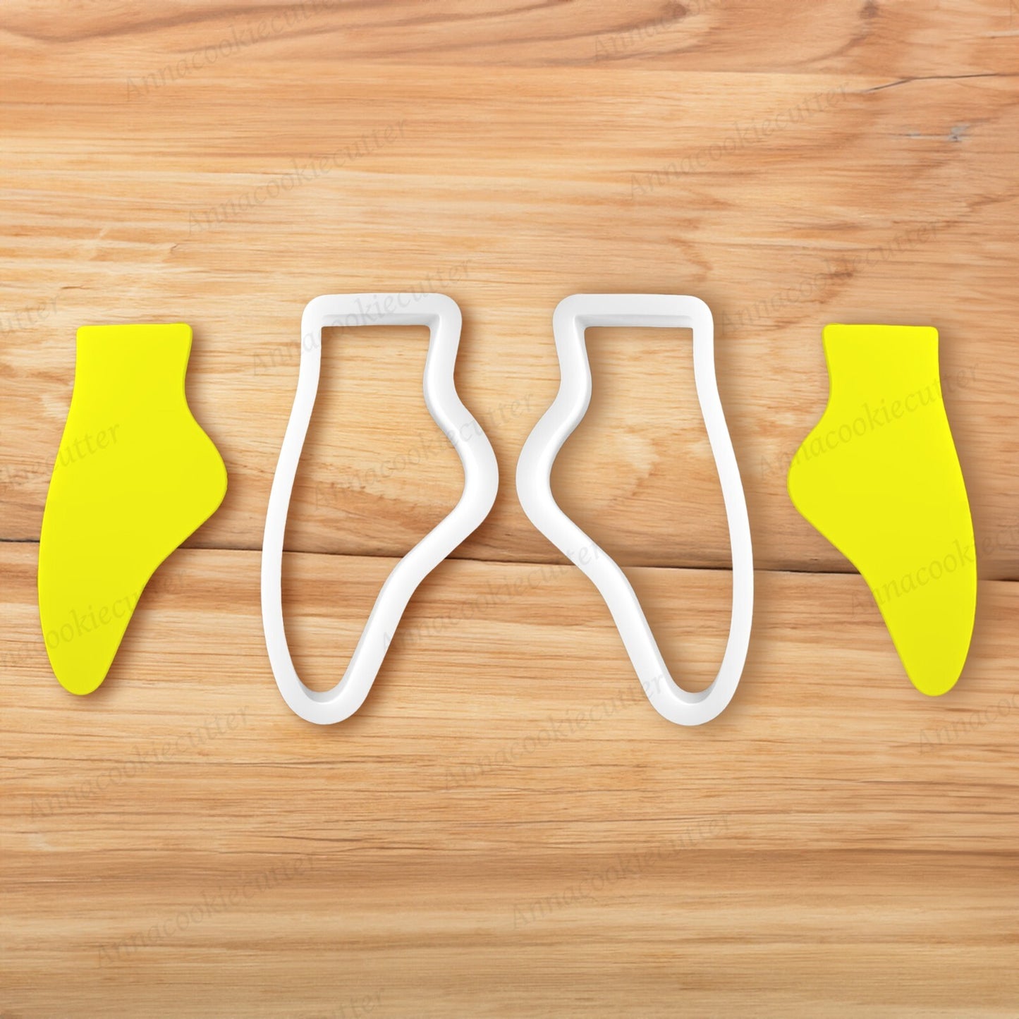 Scarpe Da Punta Formina Per Biscotti Cutter Biscotti Danza Classica Set Specchio