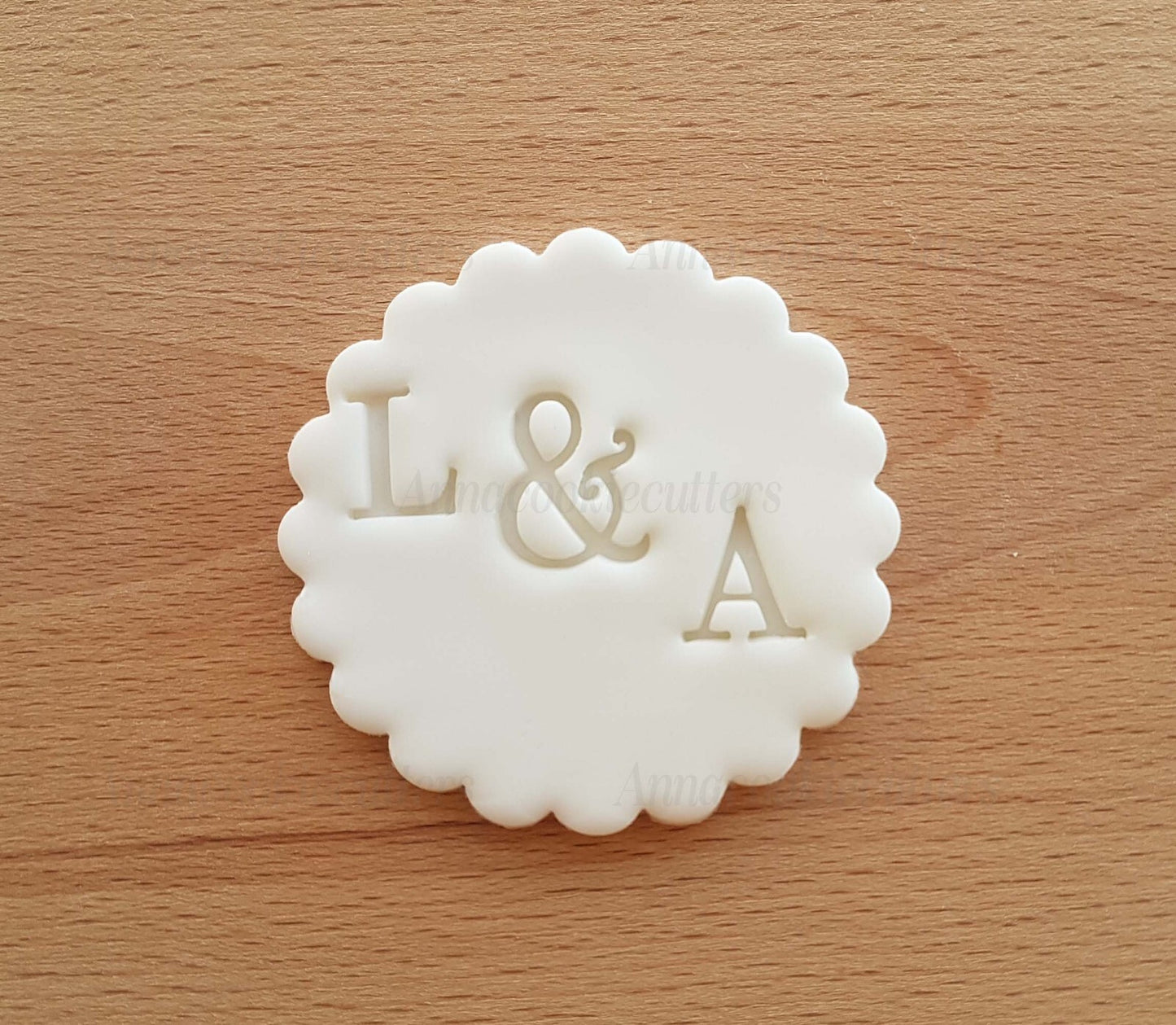 Iniziali Personalizzati Formina Stampo Taglia Biscotti Matrimonio Cookie Cutter