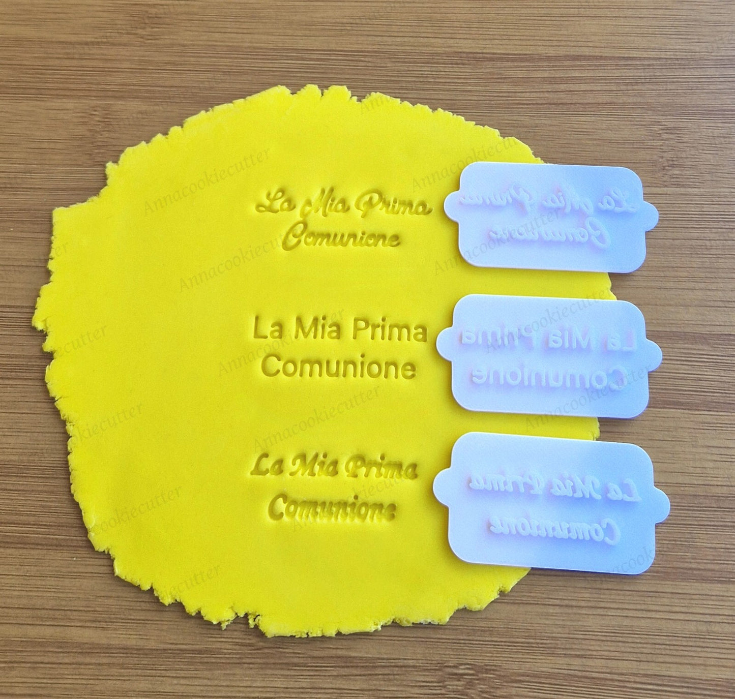 La Mia Prima Comunione Timbro Per Biscotti Tagliabiscotti Cookie Cutter 6x3 cm
