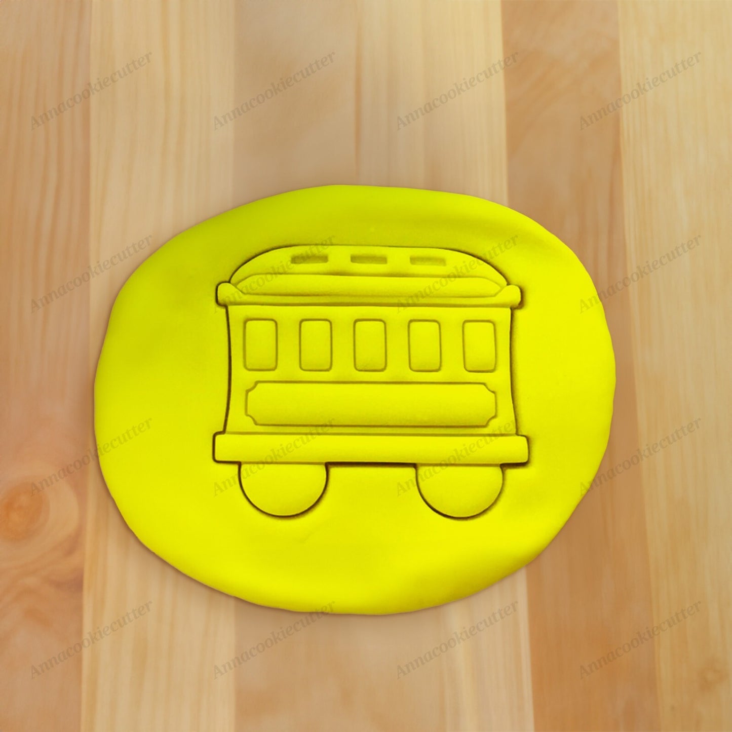 Formina per Biscotti a Forma di Tram, Vagone di Treno Cookie Cutter