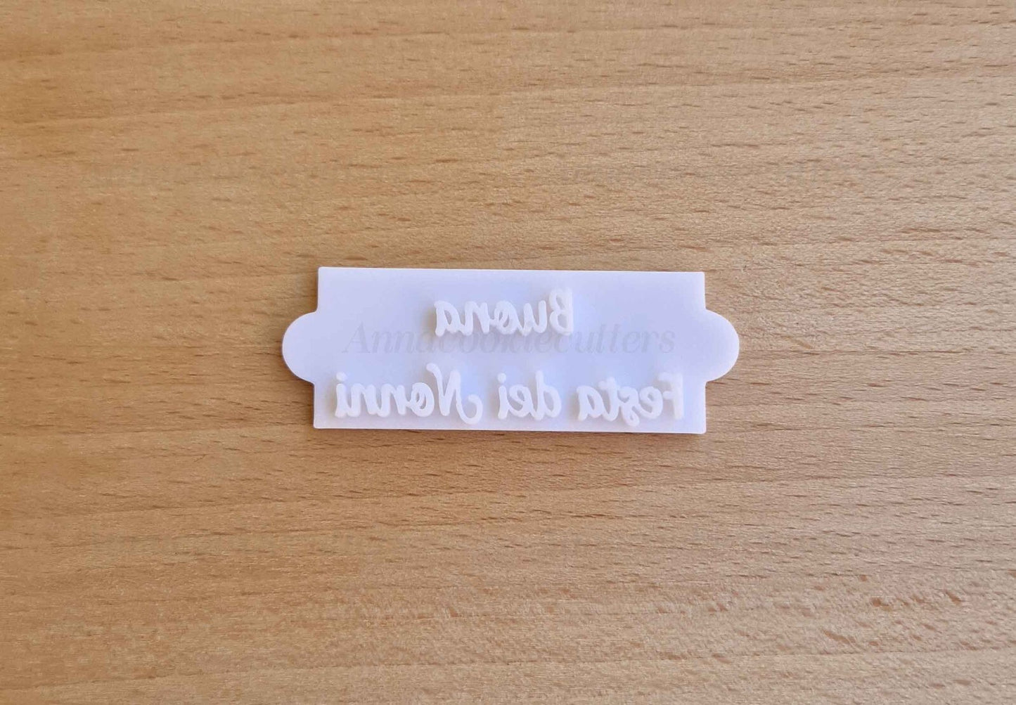 Timbro Tagliabiscotti Buona Festa Dei Nonni Formina per Biscotti 60x25 mm