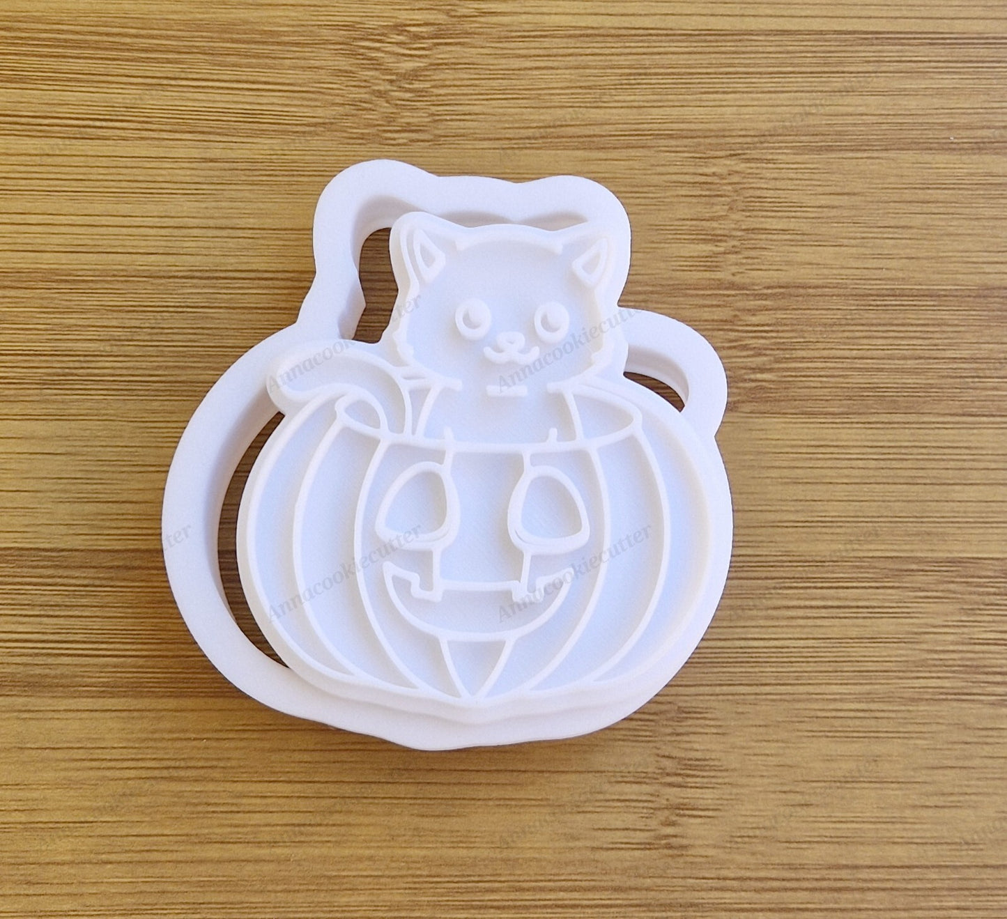 Formina Taglia biscotti Gatto Carino Dentro una Zucca Cookie Cutter Halloween