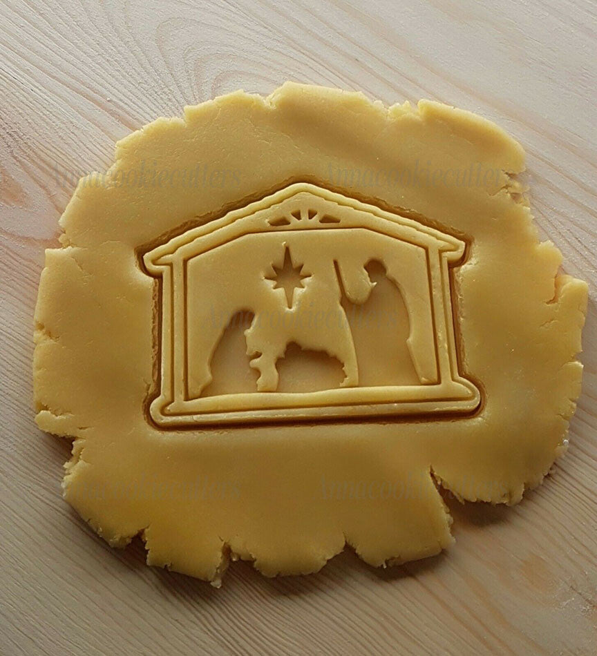 Presepe Formina Per Biscotti Pasta Zucchero Pasta Frolla Cookie Cutter 10x7 cm