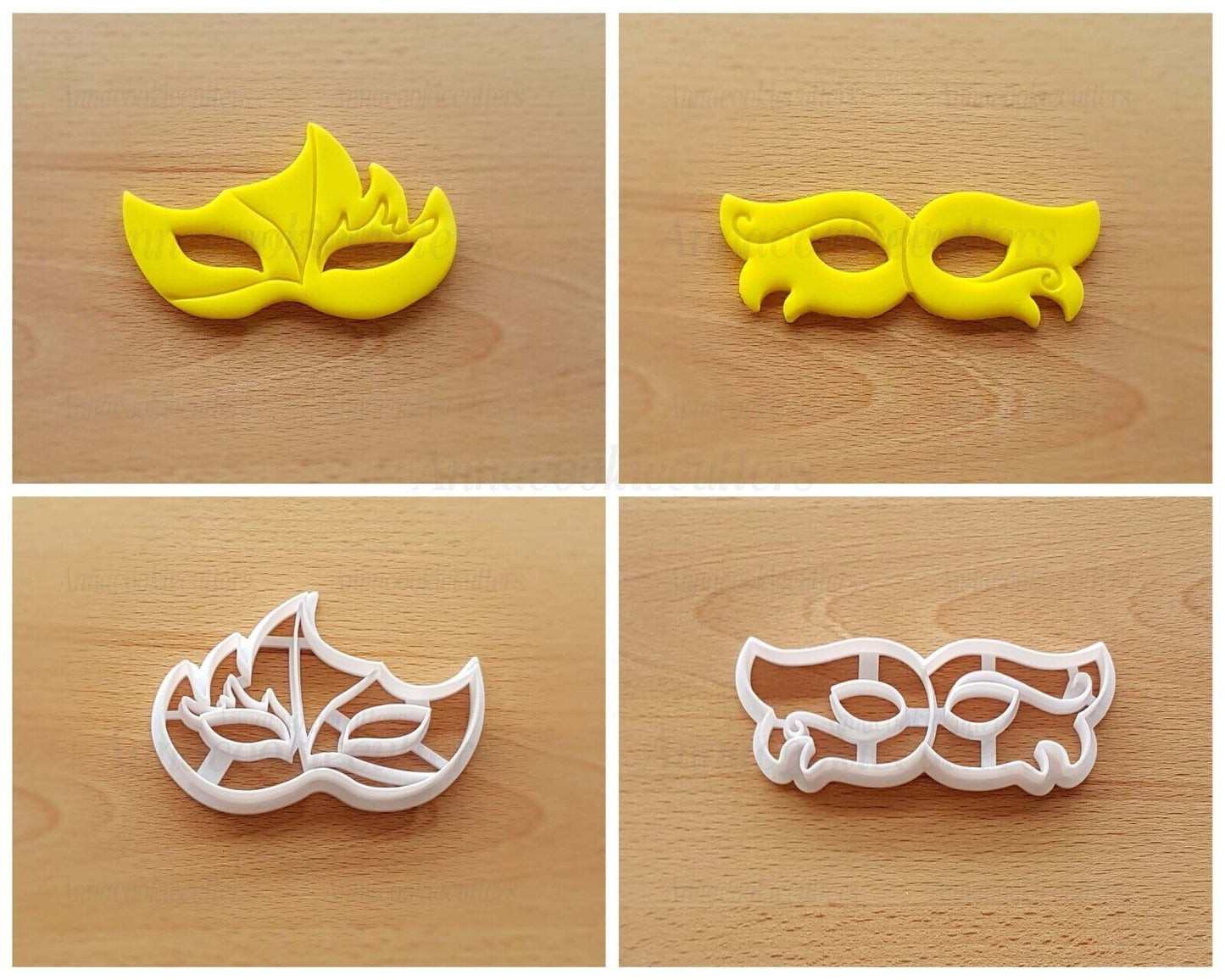Maschere Carnevale Venezia Formina Per Biscotti Stampo Cookie Cutter