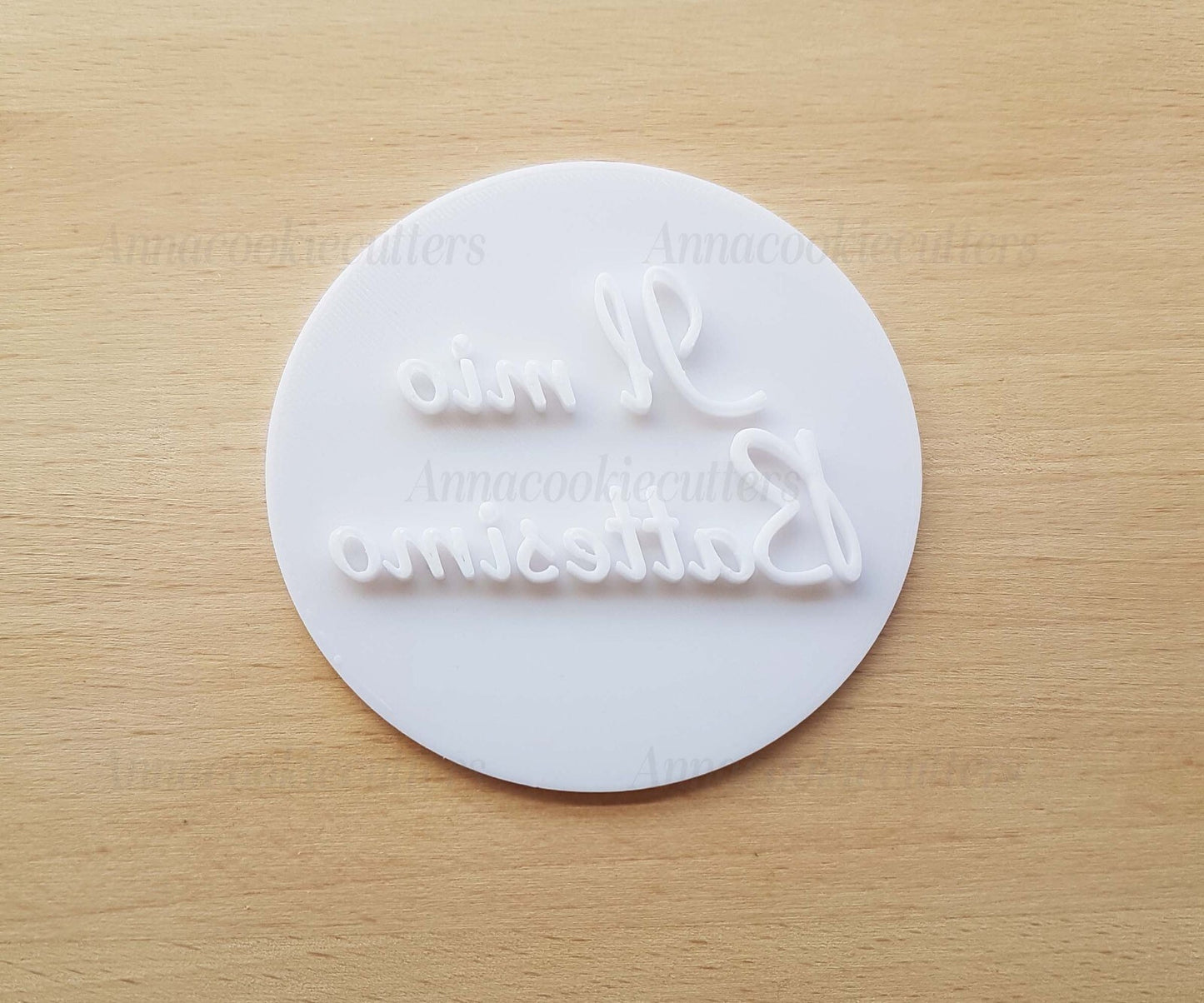 Timbro Il Mio Battesimo Formina Biscotti Impronta Cake Design Cookie Cutter 7 cm