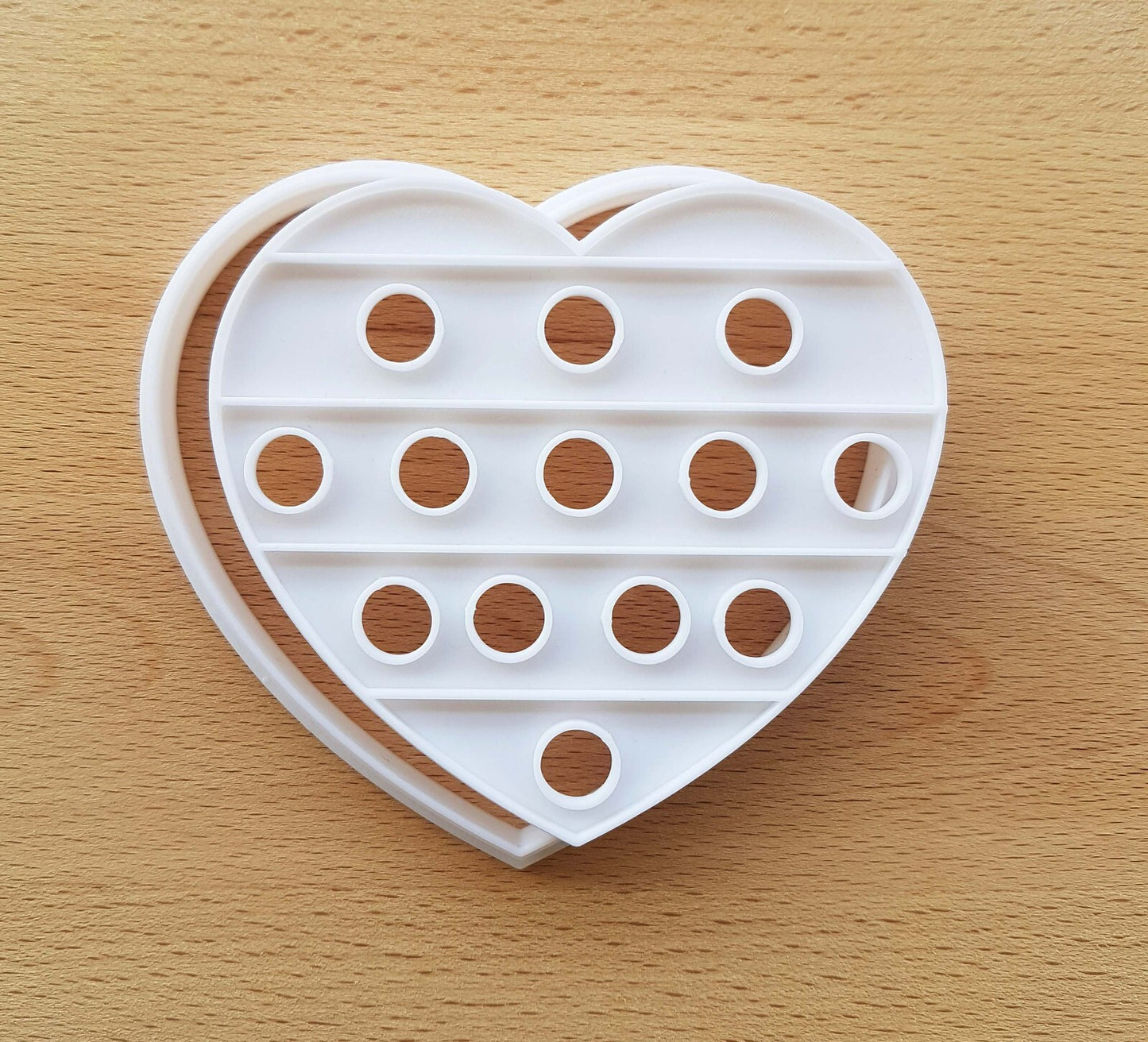Cuore Pop it Formina Per Biscotti Tagliabiscotti Stampino Cookie Cutter